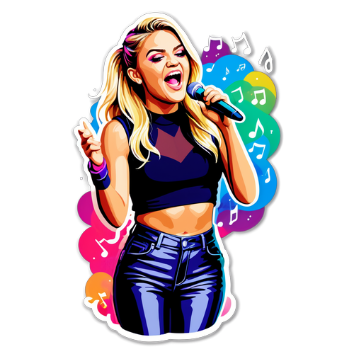 Vibrant Kelsea Ballerini Concert Sticker