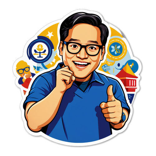 Isang Malikhaing Ilustrasyon ni Bam Aquino sa Pagsusulong ng Adbokasiya