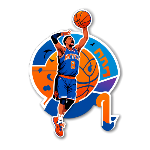 Knicks vs. Jazz: Ang Makulay na Sticker na Puno ng Musika at Basketball na Sige!