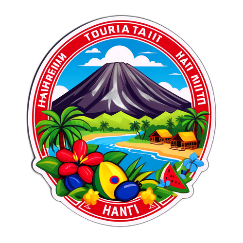 Tourism in Haiti Sticker