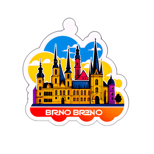 Stylizované Brno s architekturou