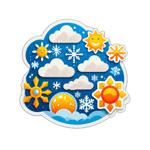 Sticker Tematik Cuaca