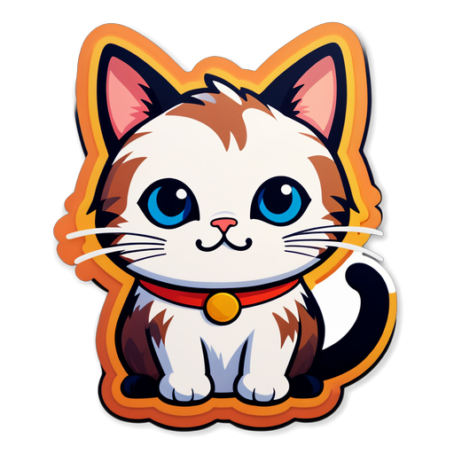 Your Heart Will Melt: Meet the Cutest Cat Sticker You Can't Resist!