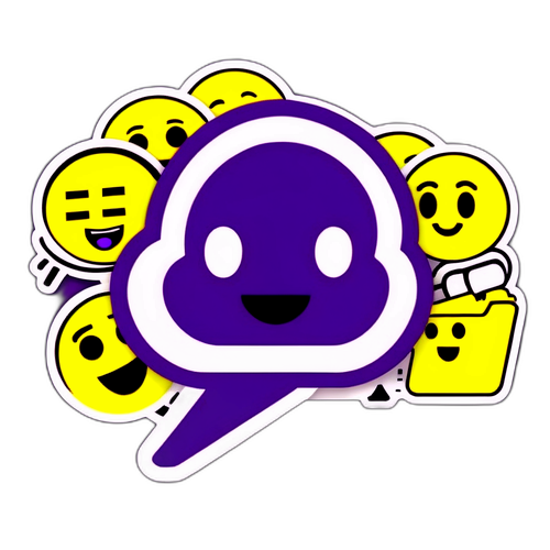 直播聊天介面表情符號貼紙