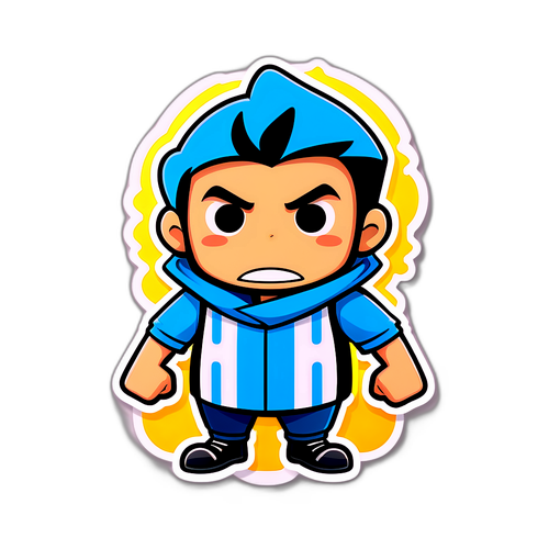 홈플러스 로고를 현대적이고 독창적인 스타일로 재디자인한 스티커