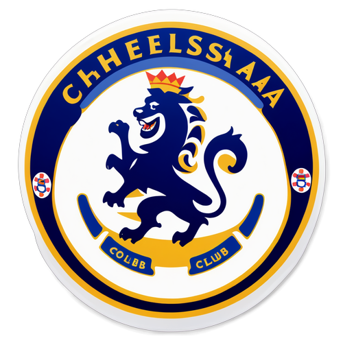 Klassisk klistremerke for Chelsea