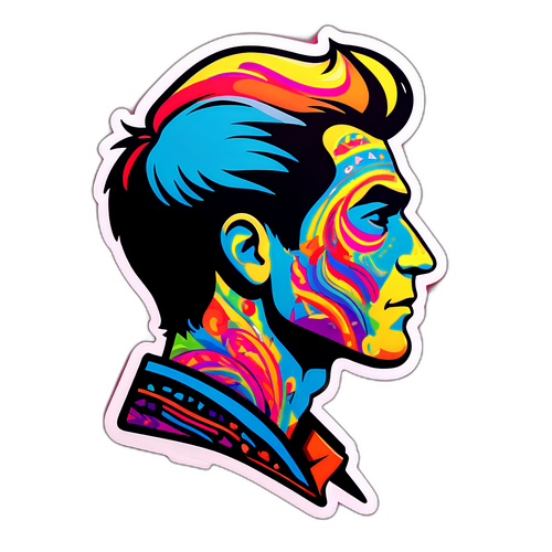 Modern Jake Lang Sticker Design