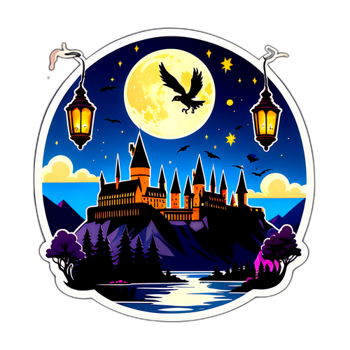 Μαγευτική Νυχτερινή Σκηνή στο Χόγκουαρτς