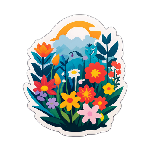 Adesivo a Tema Giardino