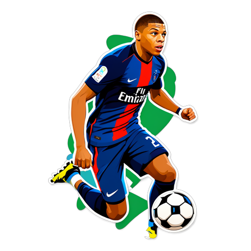 Zobacz Kyliana Mbappé w Akcji! Niezwykła Naklejka, Która Pobudzi Twoje Emocje!