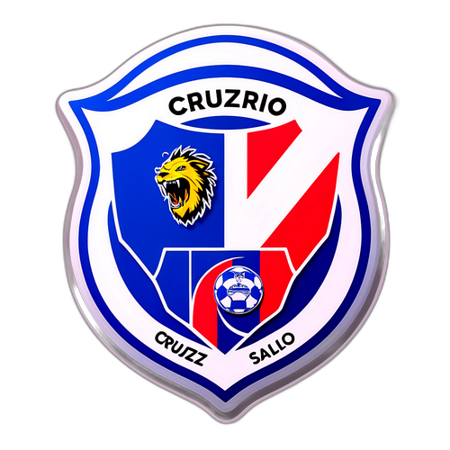 Desain Stiker Lapangan Sepak Bola Rivalitas Cruzeiro dan São Paulo