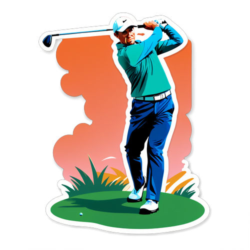 Golfare i aktion