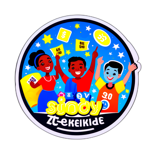 Sticker xổ số miền trung đêm Chủ Nhật