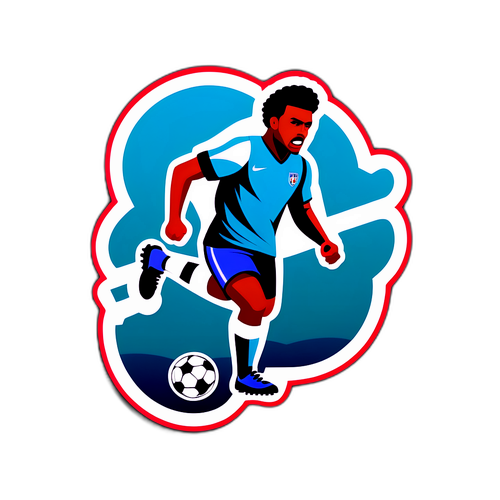 Futbol Tutkusunu Yansıtan Sticker Tasarımı