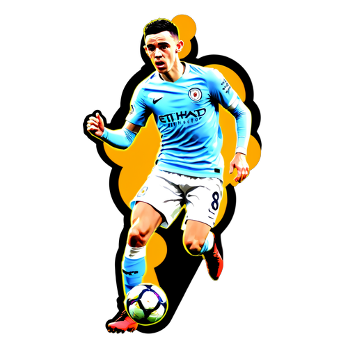 Unleash Your Passion! Get Your Vibrant Phil Foden Sticker Now - Perfect for True Manchester City Fans!