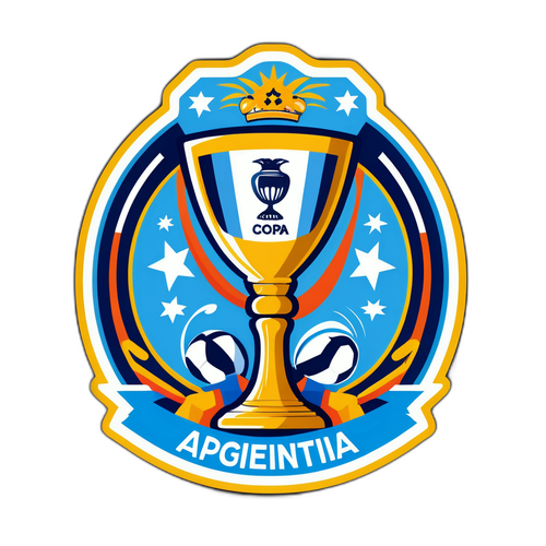 Sticker Celebrando la Copa Argentina