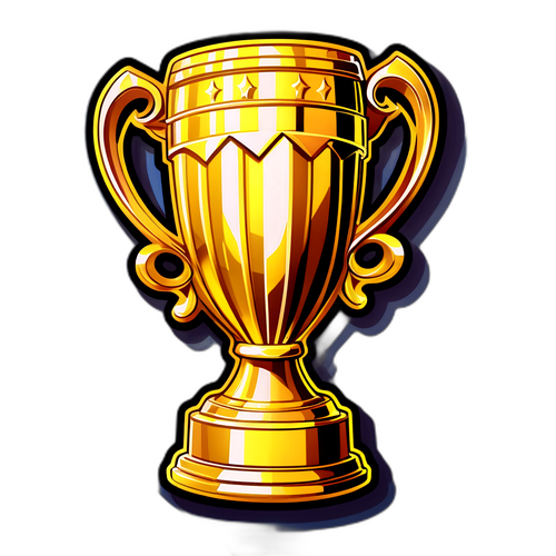 Kunstnerisk representasjon av Supercopa trofeet