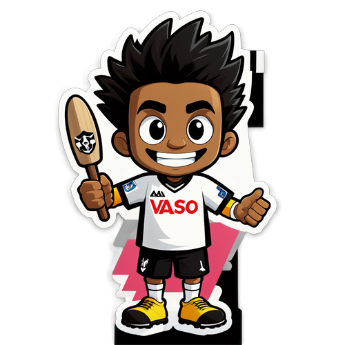 Vasco em Grande Estilo! O Autocolante Divertido que Vai Te Fazer Torcer como Nunca!