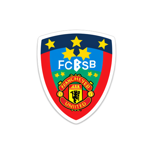 Stiker FCSB vs Man United