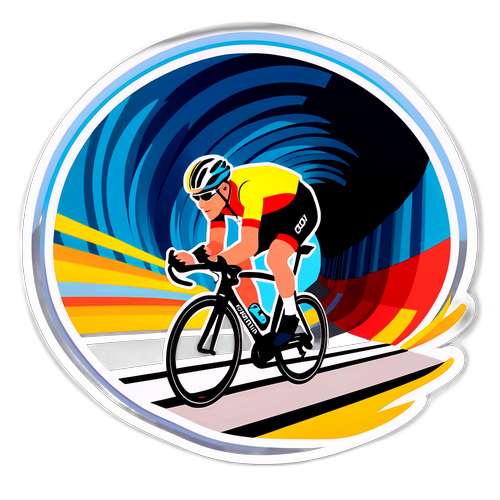 Michael Mørkøv i en farverig vindtunnel