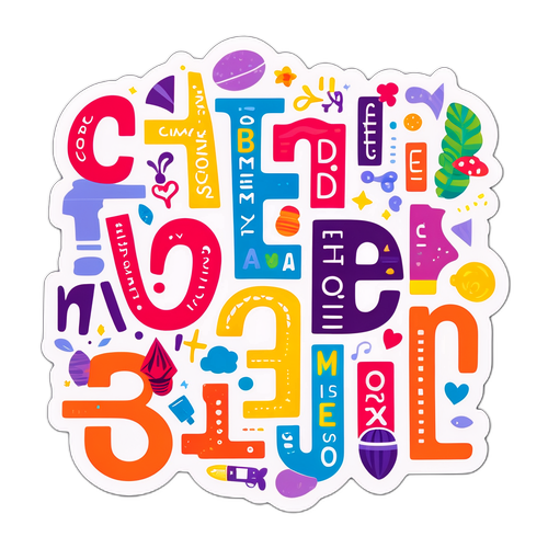 Masayang Wordle na Sticker