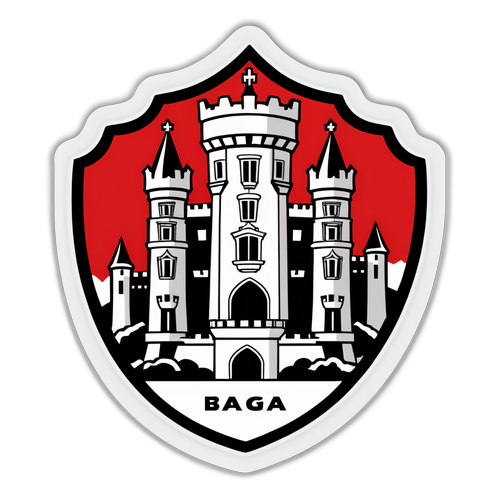 Adesivo do SC Braga - Castelo de Braga