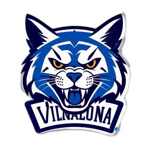 Villanova Basketball Wildcat Sticker