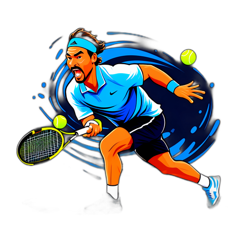Fabio Fognini in Azione