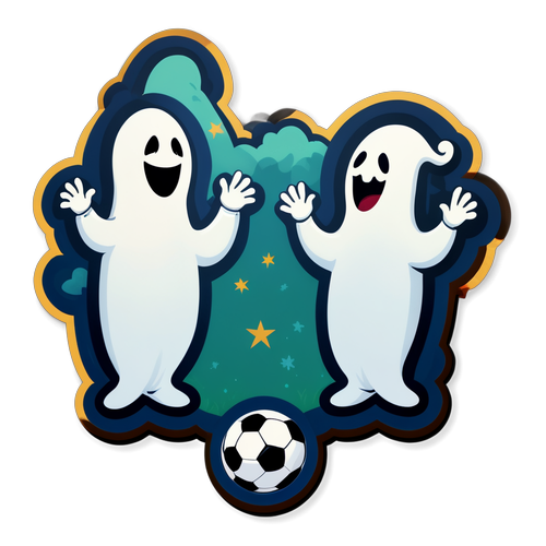 Whimsical Ghosts of Football Legends