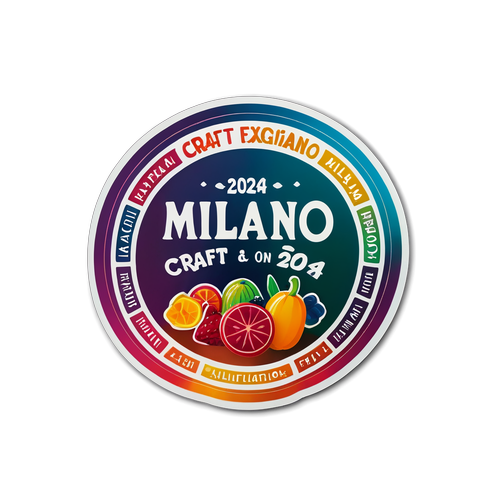 Adesivo Colorato per la Fiera dell'Artigiano di Milano 2024