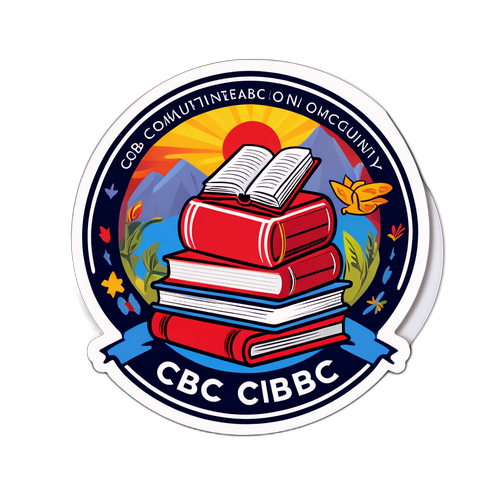 Sticker que celebra la comunidad CBC