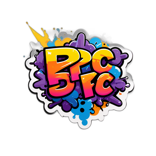 Destaque para a palavra 'BPC' em estilo de arte de rua