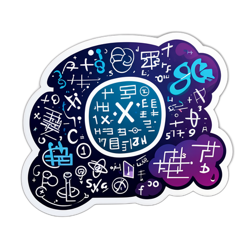 Designové nálepky Fermato s matematickými vzorci a rovnicemi