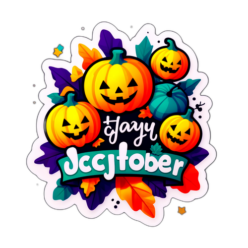 Stiker Ceria untuk Perayaan 3 Oktober