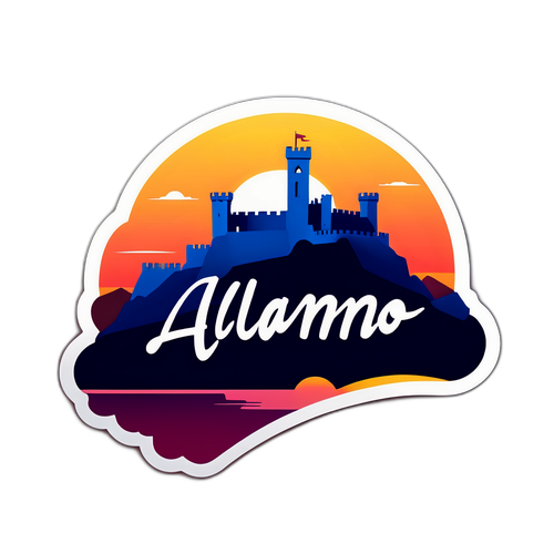 Castello di Alcamo al Tramonto