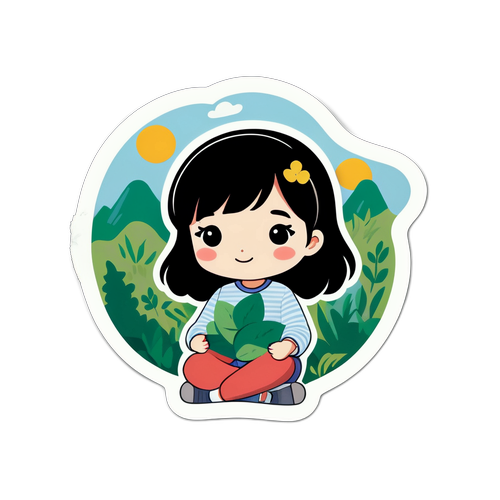 자연을 사랑하는 정은혜의 스티커