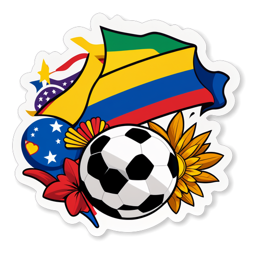 Venezuelan Pride: Football & Culture Sticker