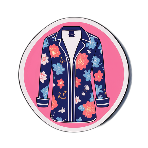 Shein-brändin kukkapaidan tarra