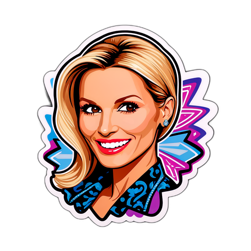Sticker Glamour e Divertimento di Michelle Hunziker