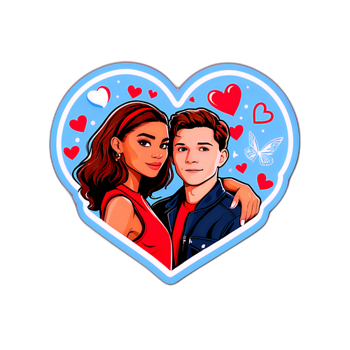 Un cœur partagé entre Zendaya et Tom Holland
