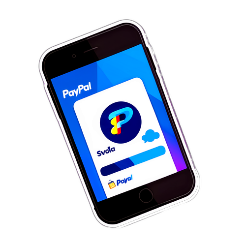 Stiker Aplikasi PayPal untuk Transaksi Selamat dan Cepat