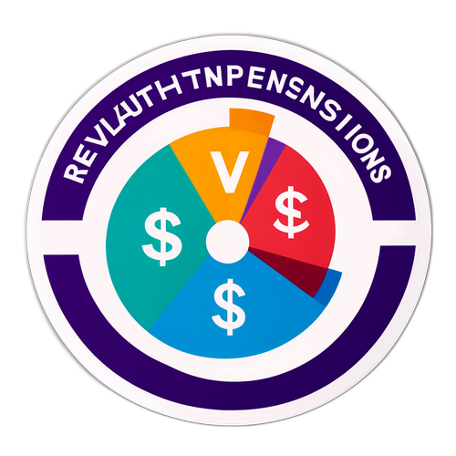 Diagramme circulaire illustrant la réévaluation des pensions