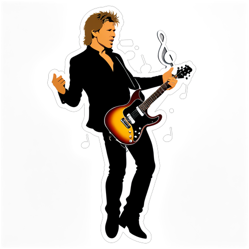 Jon Bon Jovi: La Silhouette Elettrizzante di un Concerto Indimenticabile!