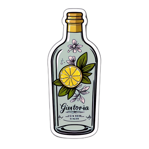 Sticker Minimalista di Gintoneria