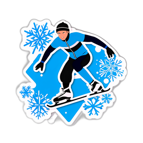 2026 Zimowe Igrzyska Olimpijskie: Łyżwiarz w akcji