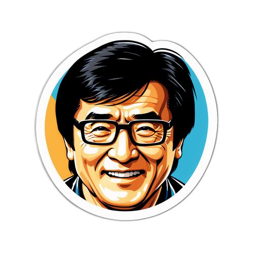 71岁成龙的贴纸