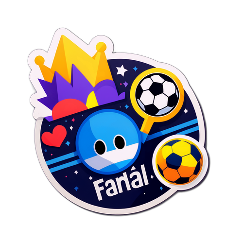 สติ๊กเกอร์เฉลิมฉลองการแข่งฟุตบอล