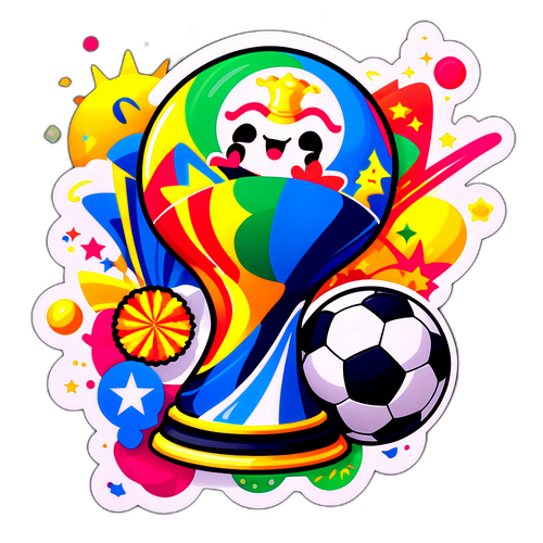 Adesivo dell'eccitazione della Coppa del Mondo 2026