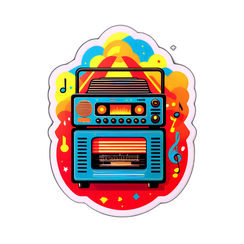 Müazzez Abacı'nın Nostaljik Atmosferi Sticker'ı