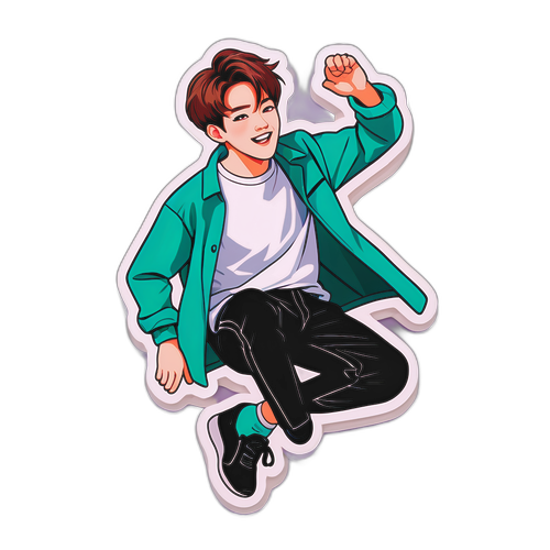 백현이 춤추는 스티커